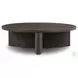 Toli Smoked Black Veneer Round Coffee Table
