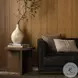 Toli Rustic Grey Veneer Round End Table