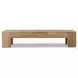 Abaso Rustic Wormwood Oak Rectangular Occassional Table Set