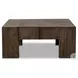Abaso Ebony Rustic Wormwood Oak Rectangular Occassional Table Set