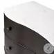 Tiago Distressed Black Marble 3 Drawer Chest