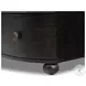 Tiago Distressed Black Marble 3 Drawer Chest