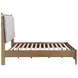 Sonoma Brown Eastern King Upholstered Platform Bed