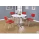 Retro Red Dining Chair Set of 2