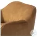 Julius Nubuck Cognac Swivel Chair