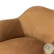 Julius Nubuck Cognac Swivel Chair