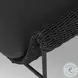 Suerte Faux Black Hyacinth Outdoor Chair