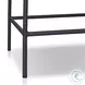 Crete Black Teak Outdoor Dining Chair Set of 2