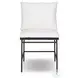 Crete Black Teak Outdoor Dining Chair Set of 2