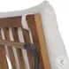Crete Natural Teak Outdoor Dining Chair Set of 2