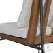 Crete Natural Teak Outdoor Dining Chair Set of 2