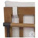 Crete Natural Teak Outdoor Dining Chair Set of 2
