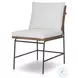 Crete Natural Teak Outdoor Dining Chair Set of 2