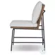 Crete Natural Teak Outdoor Dining Chair Set of 2
