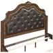 Lorenzi Brown Queen Upholstered Bed