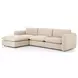 Ingel Antwerp Taupe Performance Fabric Sectional