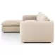 Ingel Antwerp Taupe Performance Fabric Sectional