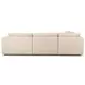 Ingel Antwerp Taupe 4 Piece Sectional with Ottoman