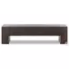 Abaso Ebony Rustic Wormwood Oak 70" Accent Bench