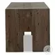 Abaso Ebony Rustic Wormwood Oak Large 90" Accent Bench