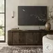Abaso Ebony Rustic Wormwood Oak 95" Media Console