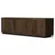 Abaso Ebony Rustic Wormwood Oak 95" Media Console