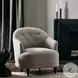 Marnie Knoll Sand Performance Fabric Chair