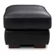 Luca Black Leather Living Room Set