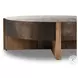Bingham Distressed Iron Large Round Coffee Table