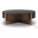 Bingham Distressed Iron Large Round Coffee Table