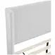 Carmel Light Gray California King Upholstered Platform Bed
