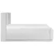 Carmel Light Gray California King Upholstered Platform Bed