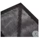 Dalston Smoked Black Cast Glass Square Nesting End Table Set