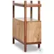 Reza Smoked Honey Parawood Bookcase