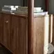 Reza Smoked Honey Parawood Bookcase