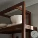 Reza Smoked Honey Parawood Bookcase