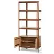 Reza Smoked Honey Parawood Bookcase