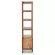 Reza Smoked Honey Parawood Bookcase