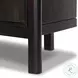 Reza Worn Black Parawood Bookcase