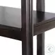 Reza Worn Black Parawood Bookcase