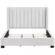 Emerson Beige Queen Upholstered Low Profile Bed