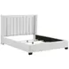 Emerson Beige Queen Upholstered Low Profile Bed
