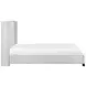 Emerson Beige Queen Upholstered Low Profile Bed