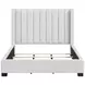 Emerson Beige Full Bed Upholstered Low Profile Bed