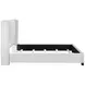 Emerson Beige Eastern King Upholstered Low Profile Bed