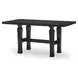 Halifax Flax and Java 84" Extendable Rectangular Friendship Table