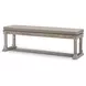 Halifax Colby Walnut Upholstered 66" Dining Bench