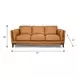Pendry Carmel Saddle Leather 92" Sofa