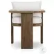 Tahana Alessi Linen Performance Fabric Outdoor Dining Armchair