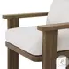 Tahana Alessi Linen Performance Fabric Outdoor Dining Armchair
